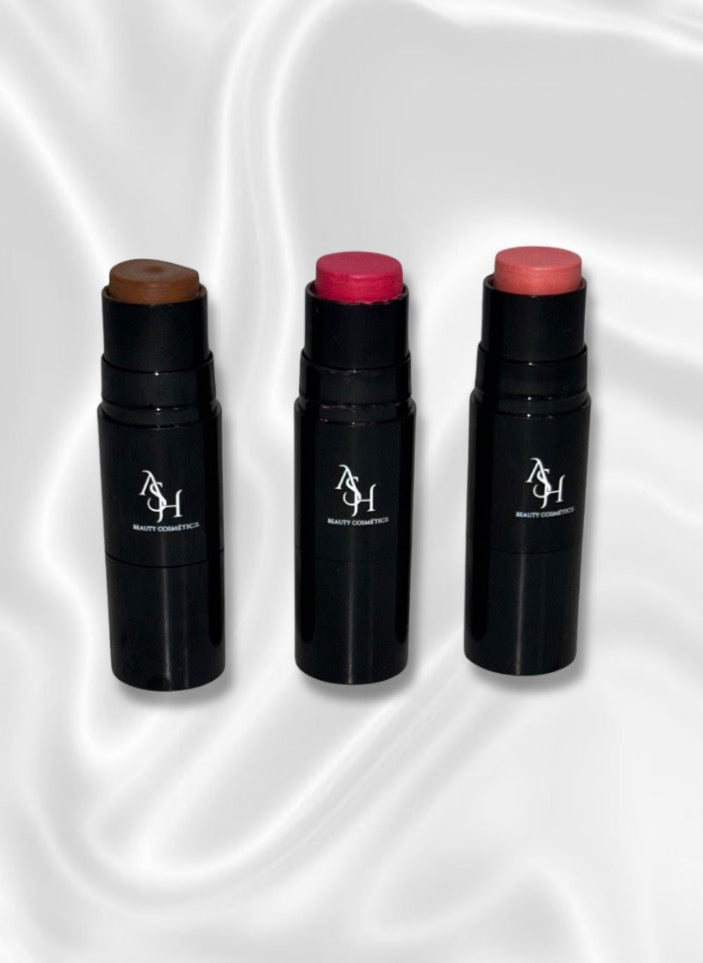 Blush y contorno en crema